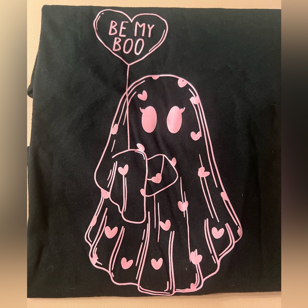 Be My Boo Pink Ghost Long Sleeve (Girls 10/12)